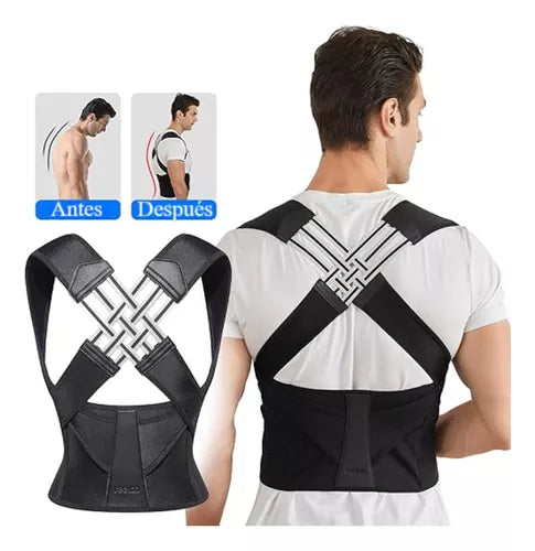 Chaleco Corrector Postura Ortopédico Lumbar Espalda Unisex